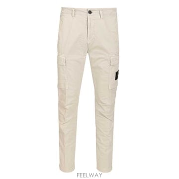 Stone Island 26SS ������Ϸ��� Cargo Trousers In Broken ��ư Twill 3100051S0004V026SS ������Ϸ��� Cargo Trousers In Broken ��ư Twill 