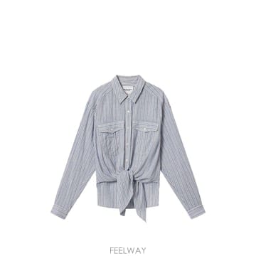 Isabel Marant 26SS ���ں����� NATH Ÿ�� �� STRIPED ��ư VOILE ���� CH0131FFD1I04E30BU26SS ���ں����� NATH Ÿ�� �� STRIPED ��ư VOILE ���� C