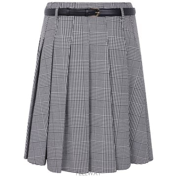 Self Portrait 25FW Self portrait PRINCE OF WALES üũ PLEATED MIDI ��ĿƮ PF25125FW Self portrait PRINCE OF WALES üũ PLEATED MIDI 