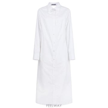 Balenciaga 26SS Balenciaga DRAPED BACK ��ư POPLIN �巹�� 872283TUM209000 TP26SS Balenciaga DRAPED BACK ��ư POPLIN �巹�� 872283T