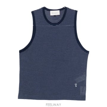 Ami 26SS �ƹ� Striped ��ũ ž Ink ȭ��Ʈ with �ΰ� HTP820JE0212A044 TP573926SS �ƹ� Striped ��ũ ž Ink ȭ��Ʈ with �ΰ� HTP820J