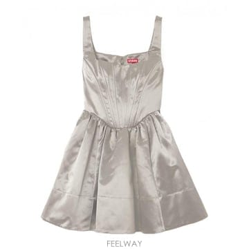 STAUD 23SS STAUD ���� �巹�� 5637785SILV TP57840635123SS STAUD ���� �巹�� 5637785SILV TP578406351