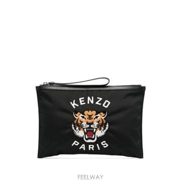 Kenzo 24FW KENZO ���� fabric Varsity Tiger Ŭ��ġ FE55PM612F2799 TP572124FW KENZO ���� fabric Varsity Tiger Ŭ��ġ FE55PM612F
