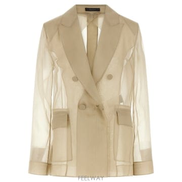 Max Mara 26SS �������� �������� Pianoforte Slogan Organza ���� 261104101460000126SS �������� �������� Pianoforte Slogan Organza ���� 
