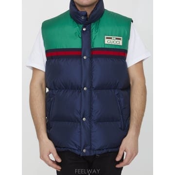 GUCCI 25SS ���� Nylon satin padded gilet ����Ʈ 698713Z8BN74697 TP5721125SS ���� Nylon satin padded gilet ����Ʈ 698713Z8BN74