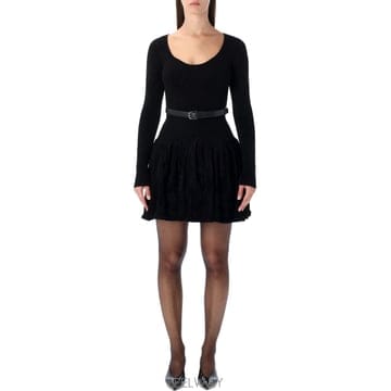 Self Portrait 25FW Self portrait ��Ʈ flared �巹�� AW25029SBBLACK TP57547568025FW Self portrait ��Ʈ flared �巹�� AW25029SBBLACK T