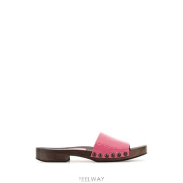 Miu Miu 25SS �̿�̿� Fuchsia ���� clogs 5Z425EFA030069F0638 TP57728946325SS �̿�̿� Fuchsia ���� clogs 5Z425EFA030069F0638 T
