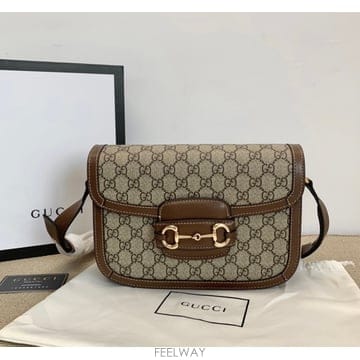 GUCCI ���� GG Supreme fabric ���� Horsebit 1955 ��� �� 60220492TCG8563 T���� GG Supreme fabric ���� Horsebit 1955 ��� �� 6022