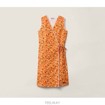 Miu Miu 26SS �̿�̿� ����Ʈ poplin �巹�� MF6249SOOO19KOF0P5N TP57361797826SS �̿�̿� ����Ʈ poplin �巹�� MF6249SOOO19KOF0P5N