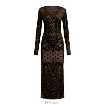 ETRO 24FW Etro Midi �巹�� In Devor Tulle WRHA019999JMD01N000 TP571424FW Etro Midi �巹�� In Devor Tulle WRHA019999JMD01N0