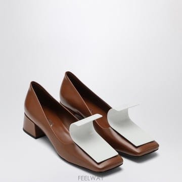 PRADA 25SS ����� Tabacco �� ȭ��Ʈ ���� decollete 1I964ND035AZ3F070D TP57725SS ����� Tabacco �� ȭ��Ʈ ���� decollete 1I964ND03