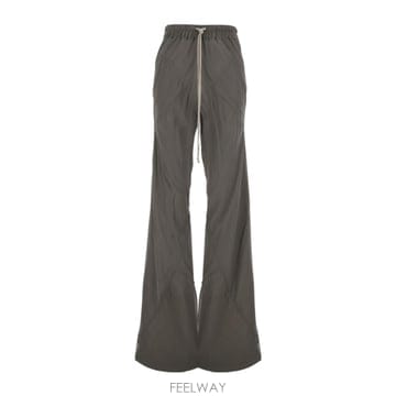 Rick Owens 26SS �������� Bias Grey Trousers With Elastic ���̽�Ʈ With Drawstri26SS �������� Bias Grey Trousers With Elastic ���̽�Ʈ