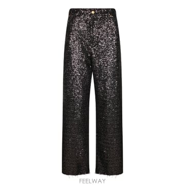 | Other Brand | 26SS DARKPARK Straight ���� jeans  Fabric covered with ���� sequ26SS DARKPARK Straight ���� jeans  Fabric covered with