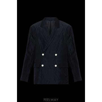 Armani 26SS �������� �Ƹ����� �������� a doppiopetto in lino e cotone �������� �Ƹ�����26SS �������� �Ƹ����� �������� a doppiopetto in lino 