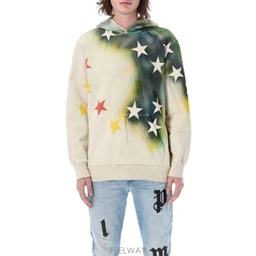 Palm Angels 23SS �ʿ����� Sprayed Stars Vint �ĵ�Ƽ PMBB117S23FLE0020184 TP577423SS �ʿ����� Sprayed Stars Vint �ĵ�Ƽ PMBB117S23FLE0