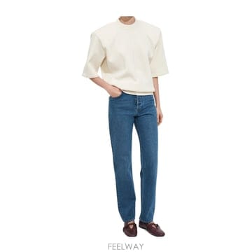 Bottega Veneta ���װ�����Ÿ Straight ���� jeans in �̵�� indigo wash 862816V69P04300���װ�����Ÿ Straight ���� jeans in �̵�� indigo wash