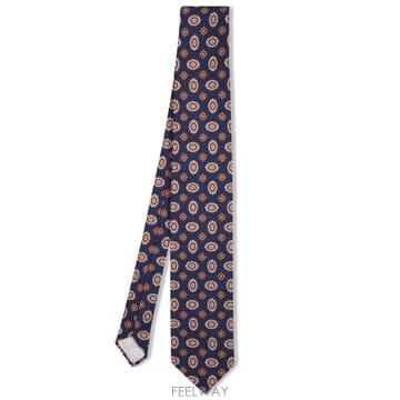 Lardini 26SS Lardini ��ũ Ÿ�� with floral ����Ʈ  8 cm width  High quality26SS Lardini ��ũ Ÿ�� with floral ����Ʈ  8 cm width 
