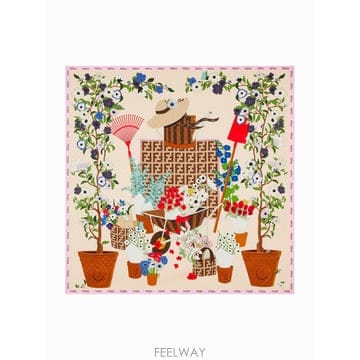 FENDI 26SS Fendi SCIARPE   FOULARD FXT091B01TF1WNZ TP57439379226SS Fendi SCIARPE   FOULARD FXT091B01TF1WNZ TP5743937