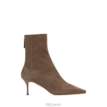 Aquazzura 26SS Aquazzura Dove grey suede Saint Honor ��Ŭ ���� SAHMIDB0SUE26SS Aquazzura Dove grey suede Saint Honor ��Ŭ ���� S