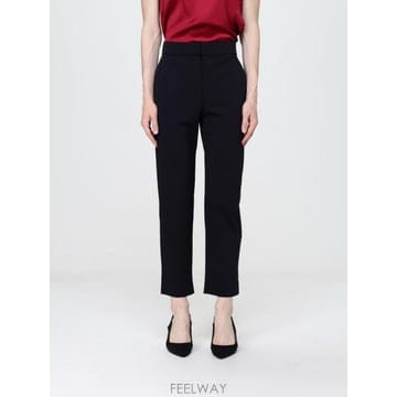 Max Mara 26SS �������� Pantaloni cropped MM �������� in crepe 26167810576000026SS �������� Pantaloni cropped MM �������� in crepe 2