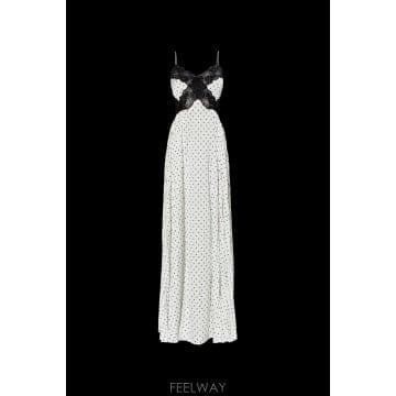 Self Portrait 26FW Self portrait �巹�� with a polka dot pattern AC26021XC0WH26FW Self portrait �巹�� with a polka dot pattern AC2