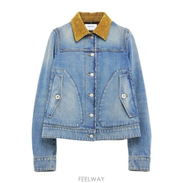 Alexander Mcqueen 26SS �˷���� ���� ���� ���� with corduroy collar 852182QMAD04383 TP5726SS �˷���� ���� ���� ���� with corduroy collar 8521