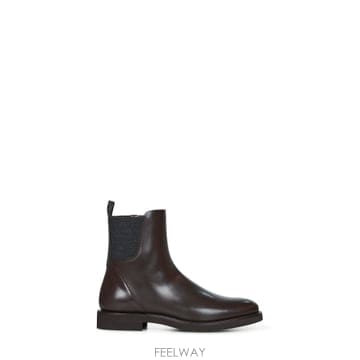 Brunello Cucinelli 25FW ���ڷ� ��ġ�ڸ� MATT ���� CHLESEA ���� WITH SHINY DETAIL MZOLG30325FW ���ڷ� ��ġ�ڸ� MATT ���� CHLESEA ���� WITH SHI