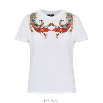 ETRO 26SS Etro T ���� with appliques WRMA0006AR114W0001 TP57414722626SS Etro T ���� with appliques WRMA0006AR114W0001 TP5