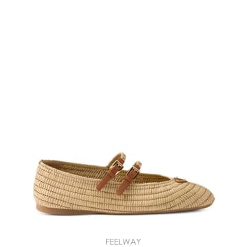 PRADA 26SS ����� Raffia ballerinas 1F927NF0052ACSF0P9G TP57353048326SS ����� Raffia ballerinas 1F927NF0052ACSF0P9G TP57