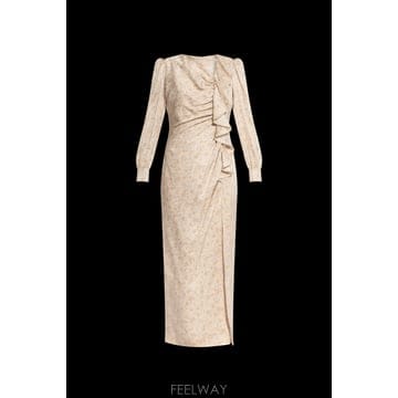 ALESSANDRA RICH 26SS �˷�����ġ ��ũ �巹�� with a slit FABX4287F46701682CREAM TP57426SS �˷�����ġ ��ũ �巹�� with a slit FABX4287F4