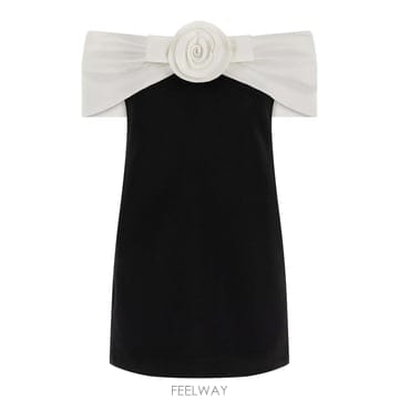 Self Portrait 26SS Self portrait ���� Crpe Flower �̴� �巹�� RS26180SBLACK TP57326SS Self portrait ���� Crpe Flower �̴� �巹�� RS2618