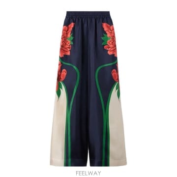 | Other Brand | 26SS ��������� ��ũ Twill Palazzo Trousers TRO0026SIL001QPE02BU0326SS ��������� ��ũ Twill Palazzo Trousers TRO0026SIL