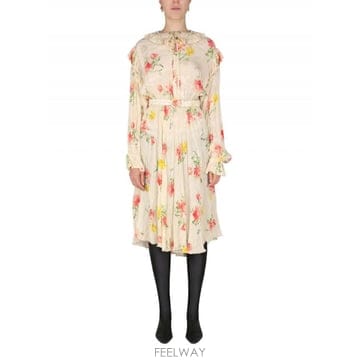 Balenciaga 22FW Balenciaga FLORAL ��ũ �巹�� 660121TJL765630 TP57789359822FW Balenciaga FLORAL ��ũ �巹�� 660121TJL765630 TP5