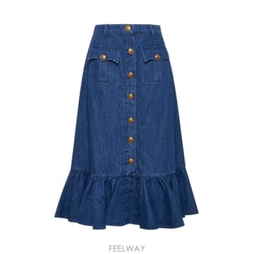 Valentino 25SS Valentino Flared midi ��ĿƮ 6B3DD18L94C558 TP57635687825SS Valentino Flared midi ��ĿƮ 6B3DD18L94C558 TP576