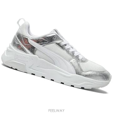 Puma PUMA SCARPE DONNA TRINITY 2 METALLIC ������ 40474601BIANCO TP57PUMA SCARPE DONNA TRINITY 2 METALLIC ������ 40474601BI