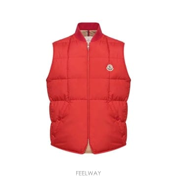 Moncler 26SS Moncler Red polyester sleeveless Elberton �ٿ� ���� L10911A26SS Moncler Red polyester sleeveless Elberton �ٿ� ��