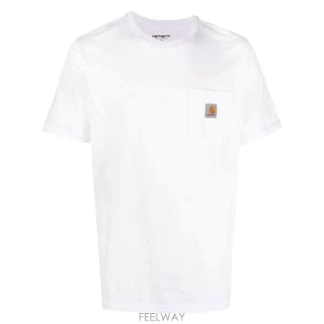 Carhartt 25FW Į��Ʈ Į��Ʈ ��ư Pocket T ���� I03043402XXWHITE TP57621390325FW Į��Ʈ Į��Ʈ ��ư Pocket T ���� I03043402XXWHITE