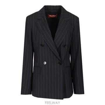 Max Mara 26SS �������� STUDIO Double Breasted �������� In Pinstriped �� 26160426SS �������� STUDIO Double Breasted �������� In Pinst