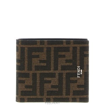 FENDI 26SS Fendi Portafoglio FF Fendi in canvas jacquard 7M0169ALW26SS Fendi Portafoglio FF Fendi in canvas jacquard 7M0
