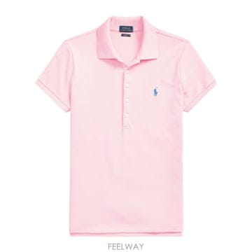 Ralph Lauren 26SS ���� ���� �η� ��ư piquA fabric  Fitted ��  Ŭ���� ribbed collar26SS ���� ���� �η� ��ư piquA fabric  Fitted ��  Ŭ��
