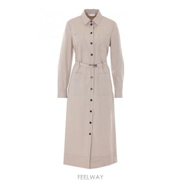 Tory Burch 26SS �丮��ġ Cappuccino stretch poplin ���� �巹�� 177537253 TP5778926SS �丮��ġ Cappuccino stretch poplin ���� �巹�� 17