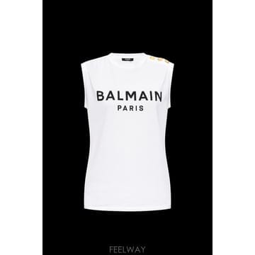 Balmain Balmain �ΰ� organic ��ư sleeveless ž CF1ED001BB02GAB TP5718249Balmain �ΰ� organic ��ư sleeveless ž CF1ED001BB02GA