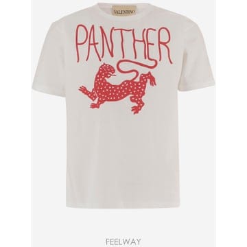Valentino 26SS Valentino ���̺��� T ���� with Panther ����Ʈ 8B3MG25WA55AS0 TP526SS Valentino ���̺��� T ���� with Panther ����Ʈ 8B3