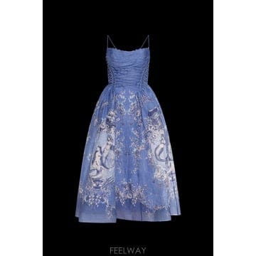 Zimmermann 26SS ���Ӹ� �巹�� with floral motif 6347DC2610BLME TP57112616826SS ���Ӹ� �巹�� with floral motif 6347DC2610BLME TP