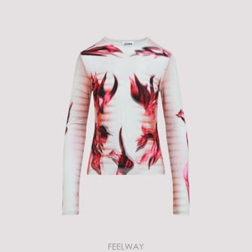 Jean Paul Gaultier 25SS �������쿡 �������쿡 Layered �� Sleeves ž ����Ʈ Flower Body Morphin25SS �������쿡 �������쿡 Layered �� Sleeves ž ����