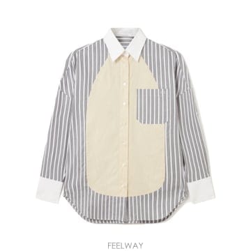 Stella McCartney 26SS ���ڶ� ��īƮ�� ���� with a striped pattern 6201813HJ1071195 TP526SS ���ڶ� ��īƮ�� ���� with a striped pattern 62018