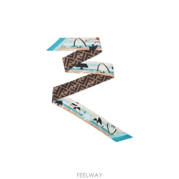 FENDI 26FW Fendi Wrappy Bandeau In ���� ����Ʈ ��ũ FXT011B13GF1WSF TP57626FW Fendi Wrappy Bandeau In ���� ����Ʈ ��ũ FXT011B1