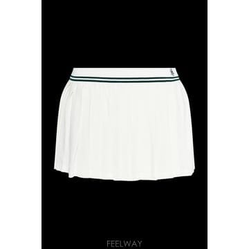 Sporty & Rich 26SS SPORTY ��ġ Pleated ��ĿƮ SK01261302WH610ECRUFOREST TP5710826SS SPORTY ��ġ Pleated ��ĿƮ SK01261302WH610ECRUFOR