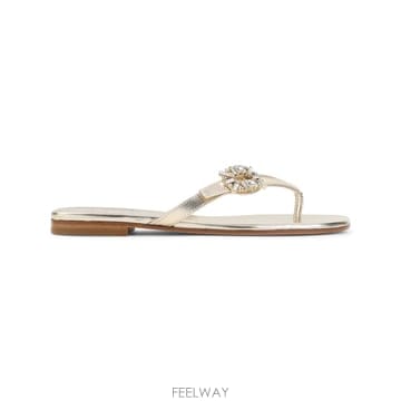 Roger Vivier 26SS ���� ��� ���� ��� Strass B Flip Flops RVW81744970KACG005ORO26SS ���� ��� ���� ��� Strass B Flip Flops RVW81