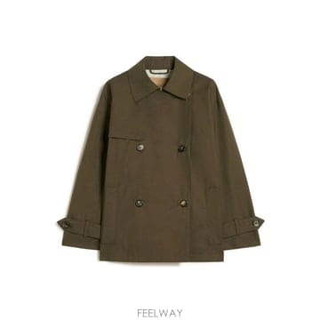 Max Mara 26SS �������� The Cube Zeno Double Breasted Ʈ��ġ ��Ʈ MTCZENO26190226SS �������� The Cube Zeno Double Breasted Ʈ��ġ ��